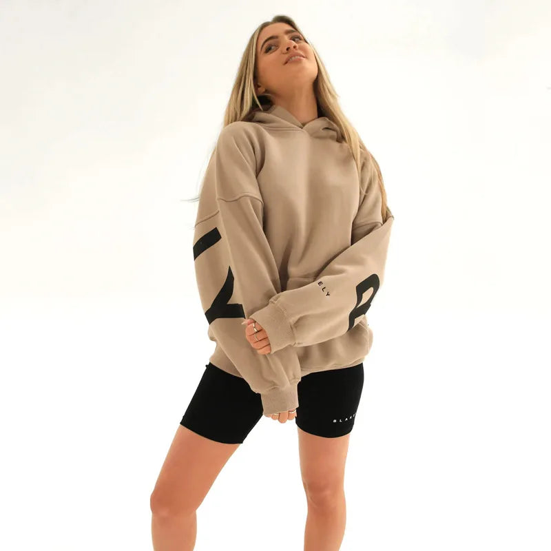 PLOMO Long Sleeve Loose Hoodie