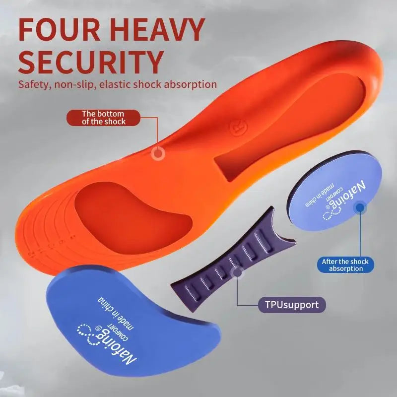 Sport Insoles Shock Absorption Deodorant Breathable