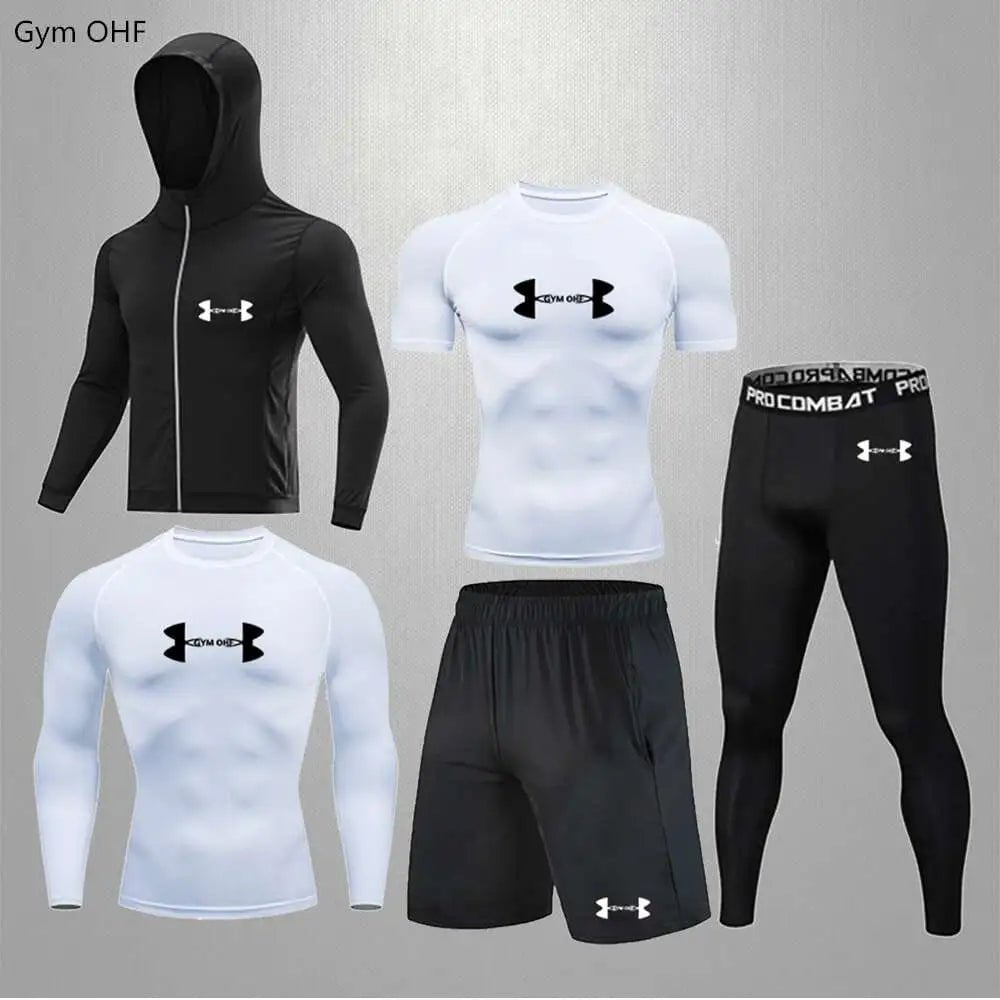 Men Suit Rashguard Gym Clothing