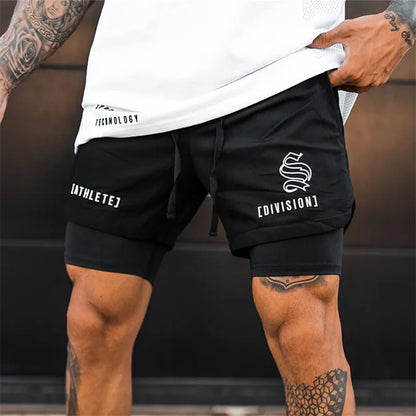 2 IN 1 Sport  Breathable Shorts