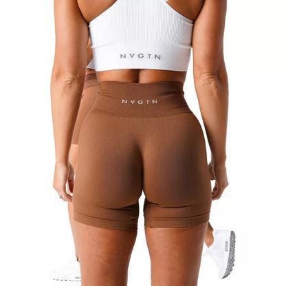 NVGTN Spandex Solid Seamless Shorts