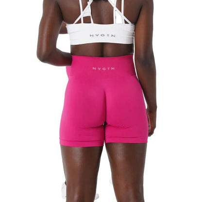 NVGTN Spandex Solid Seamless Shorts