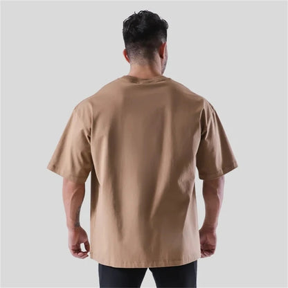 LYFT Cotton Gym Short Sleeve Fitness Oversized T-Shirt