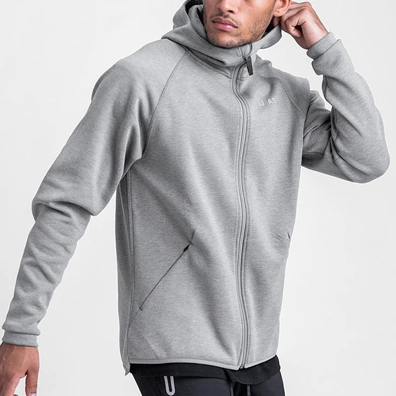 PLOMO Fitness Hooded Zipper Jacket