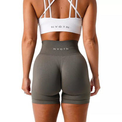 NVGTN Spandex Solid Seamless Shorts