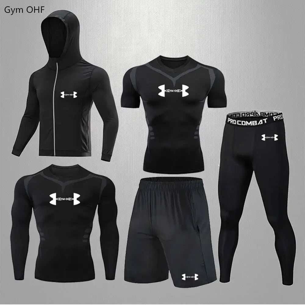 Men Suit Rashguard Gym Clothing