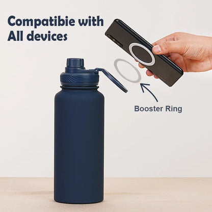 Magnetic Phone Holder Water Bottle